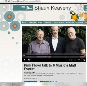 דייויד גילמור וניק מייסון בראיון ל-BBC (צילום מסך: bbc )