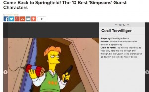 10 הופעות אורח בסימפסונים הטובים ביותר
